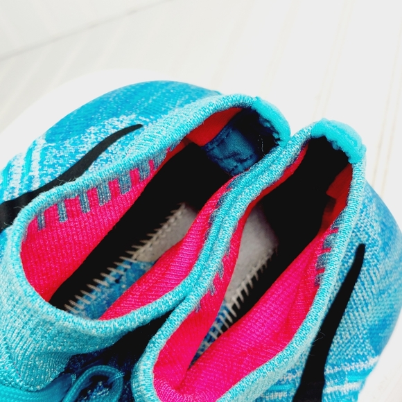 Nike Lunarepic Flyknit Lace Up Synthetic Running Shoes i748 - Picture 9 of 13